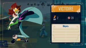 Cris Tales : victoire