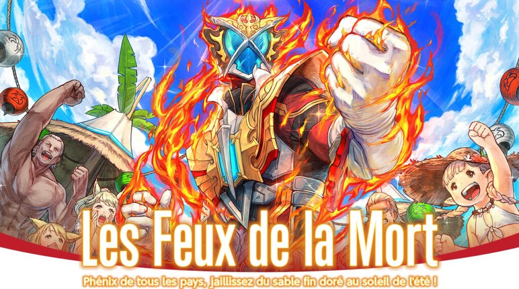 Final Fantasy XIV et les Les feux de la mort 2023 s'anime avec la tenue Phoenix Riser !