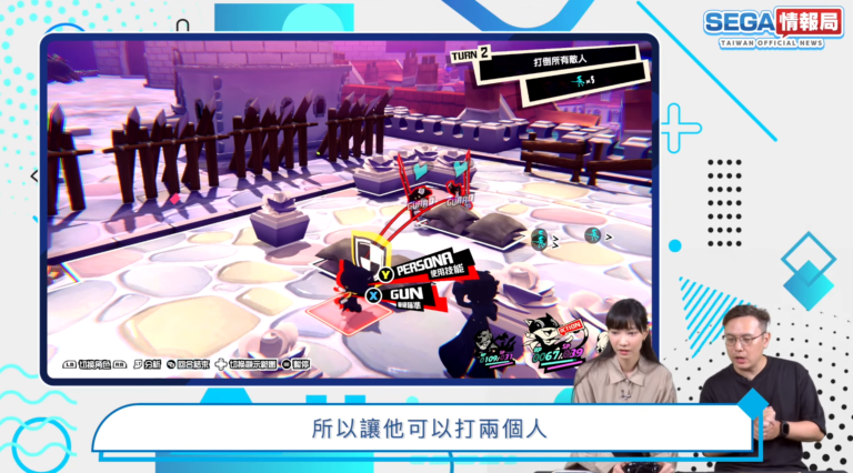 gameplay Persona 5 Tactiva