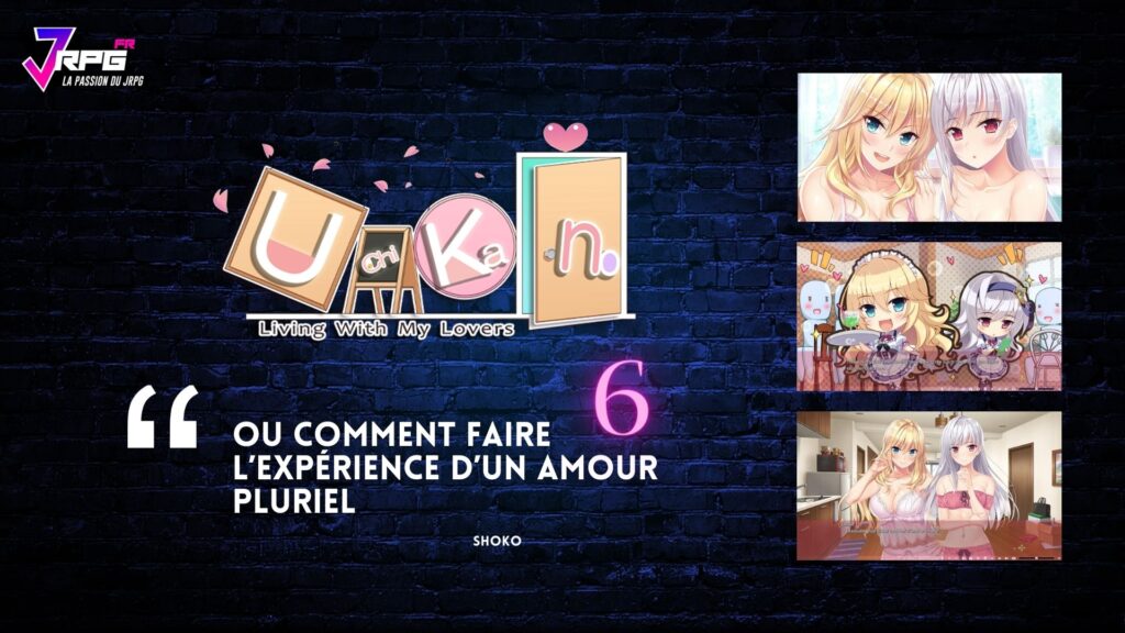 Notre test du visual novel Uchikano - Living With My Lovers !