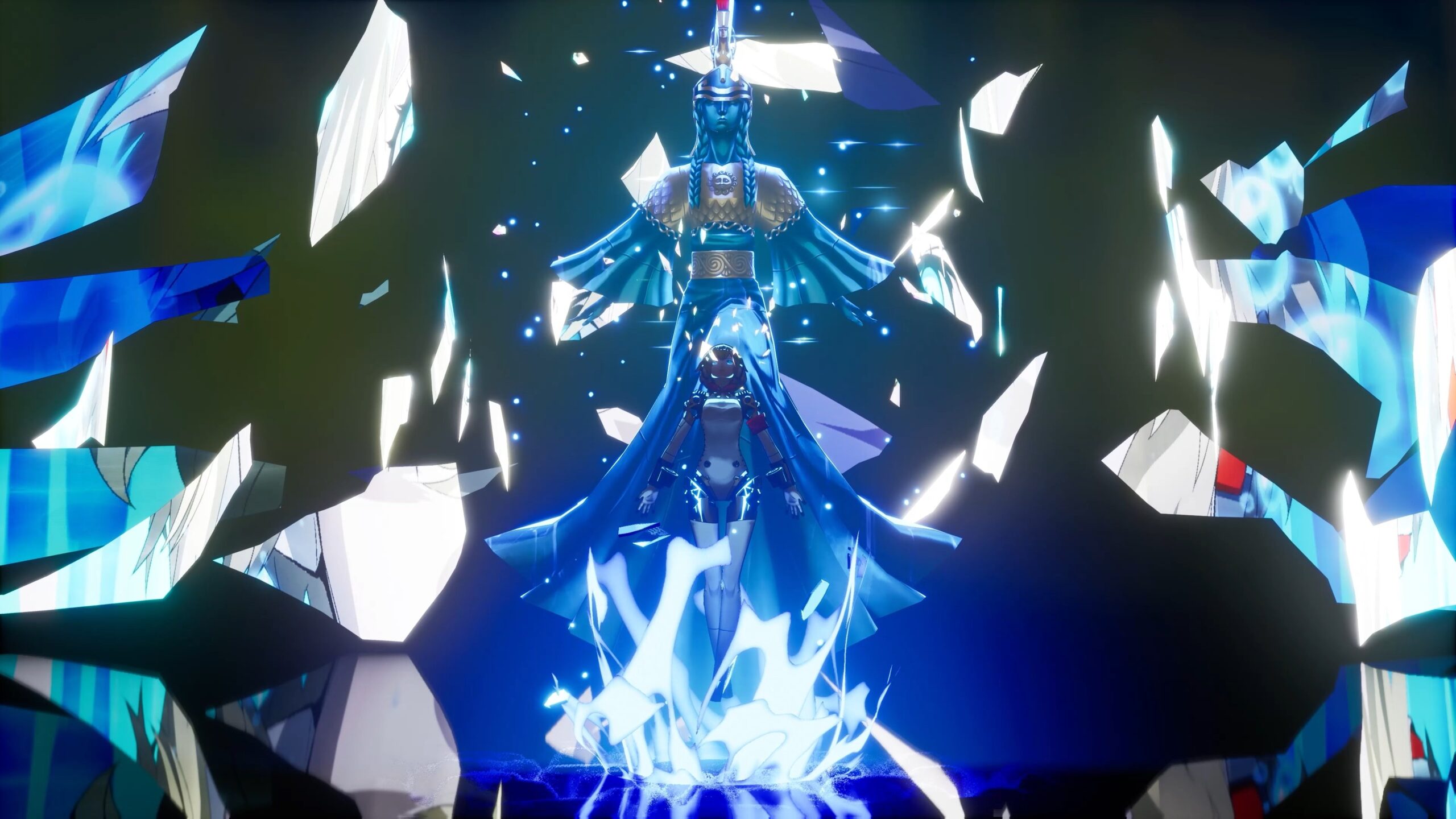 Aigis, une combattante mécanique équipée d'armes à feu intégrées dans tout son corps, se distingue par son Persona unique, Palladion. Elle se spécialise dans les attaques de type perçant et, avec sa théurgie "Orgia Mode", elle entre dans un état automatisé, renforçant ses attaques et sa défense tout en agissant de manière autonome pendant trois tours. Koromaru, un chien agile combattant avec un poignard dans sa bouche, est accompagné de son Persona unique, Cerbère. Spécialisé dans les attaques sombres, sa théurgie "Hound of Hades" inflige d'importants dégâts sombres à un ennemi unique. Ken Amada, un jeune garçon utilisant une lance pour compenser sa petite taille, possède le Persona unique Nemesis. Spécialisé dans les compétences lumineuses, sa théurgie "Divine Retribution" inflige des dégâts lumineux importants à un ennemi unique. Shinjiro Aragaki, un combattant lourd maniant des armes imposantes, est doté du Persona unique Castor. Sa spécialité réside dans les compétences physiques, et sa théurgie "Bleeding Fury" inflige d'importants dégâts de frappe à un ennemi unique.