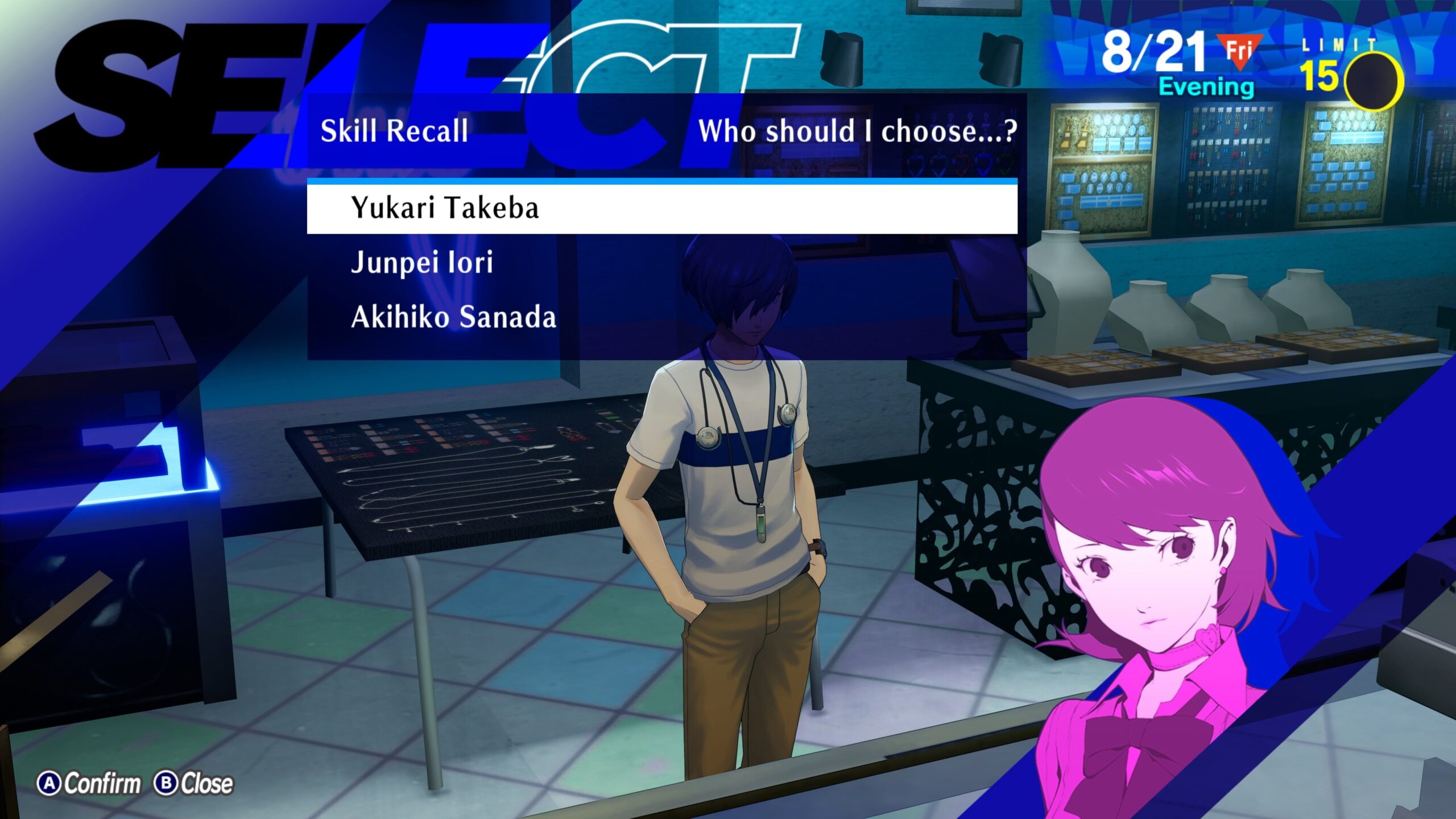Plus de détails sur les personnages, la Velvet Room, l'exploration de Persona 3 Reload