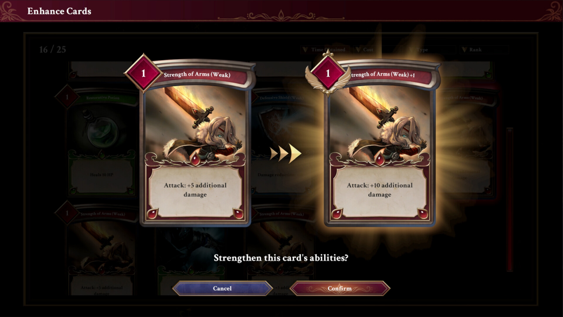 C.A.R.D.S. RPG: The Misty Battlefield, ACQUIRE,