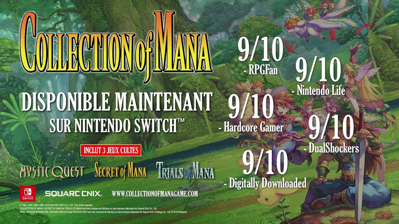 Final Fantasy Adventure ou Mystic Quest, Secret of Mana et Trials of Mana